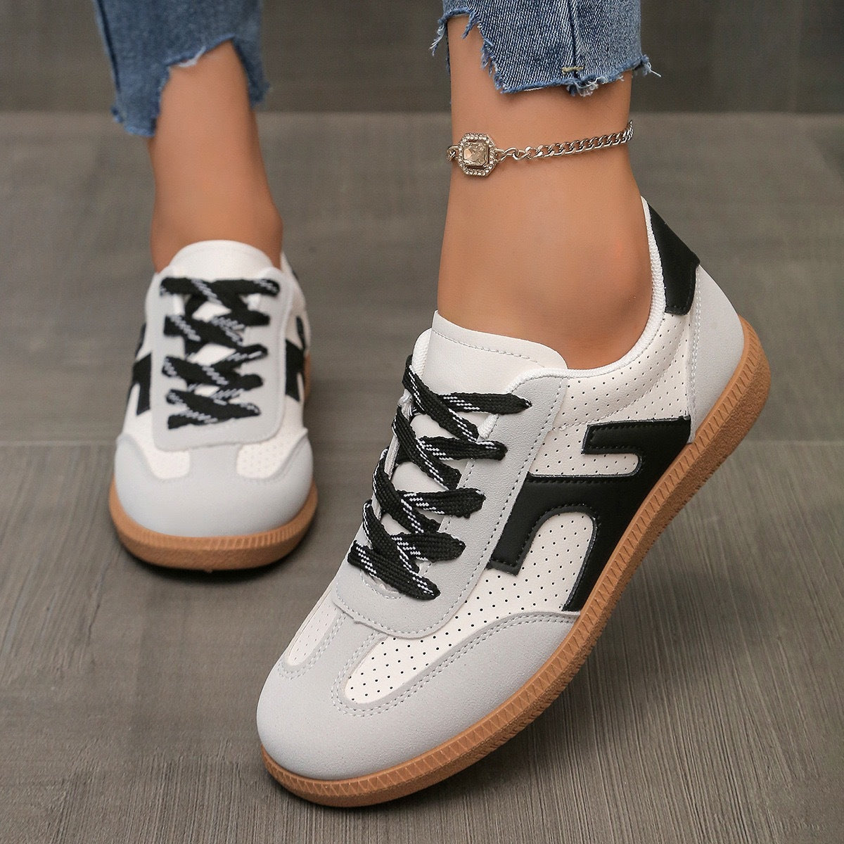 Womens Retro Casual Athletic Shoes