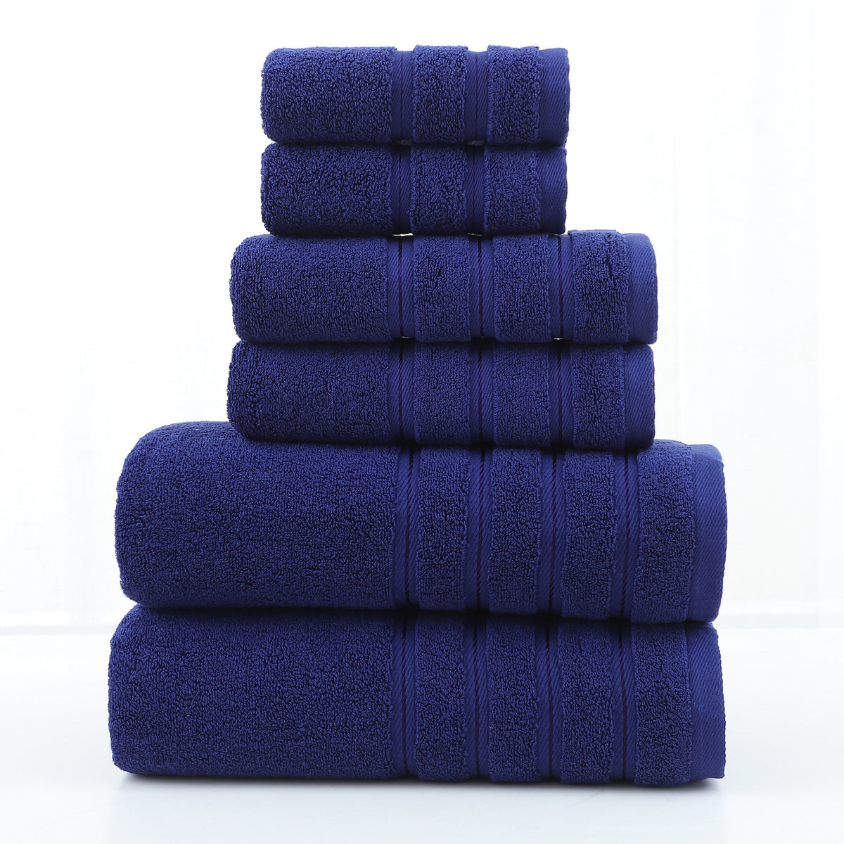 6pcs Set Cotton Towel Bath Towel