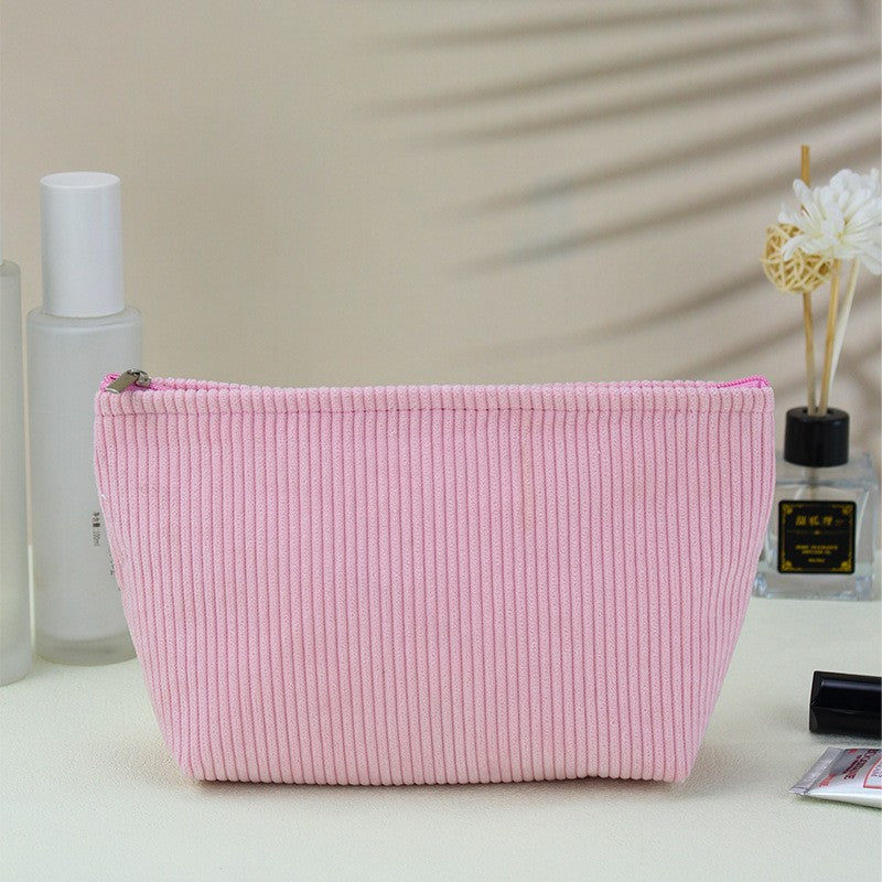 Corduroy portable storage bag