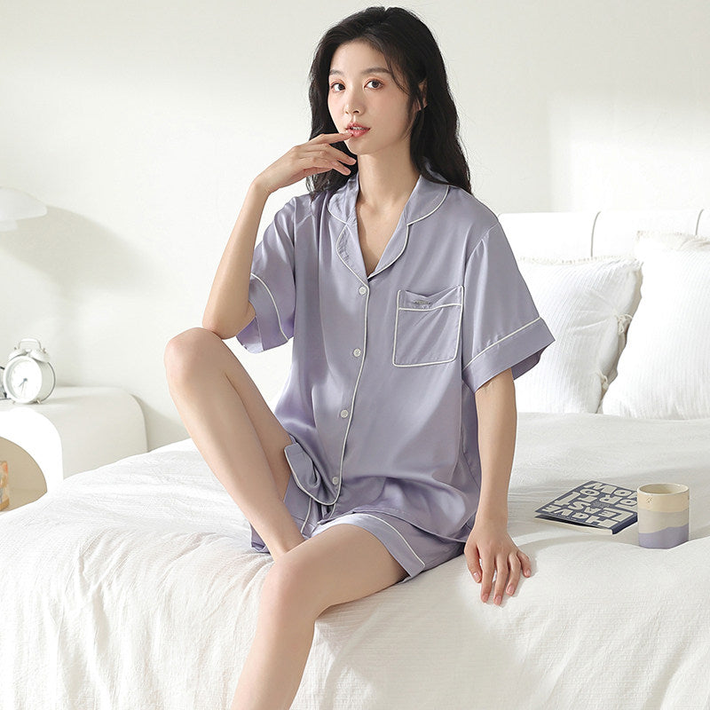 Ice Silk Pajamas for Women