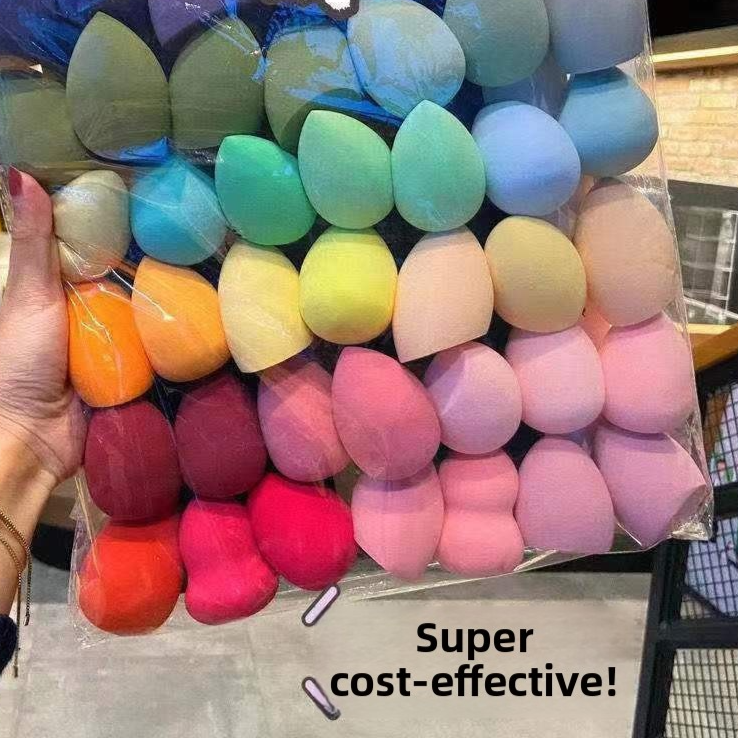 20pcs Oblique-Cut Makeup Sponge Puff