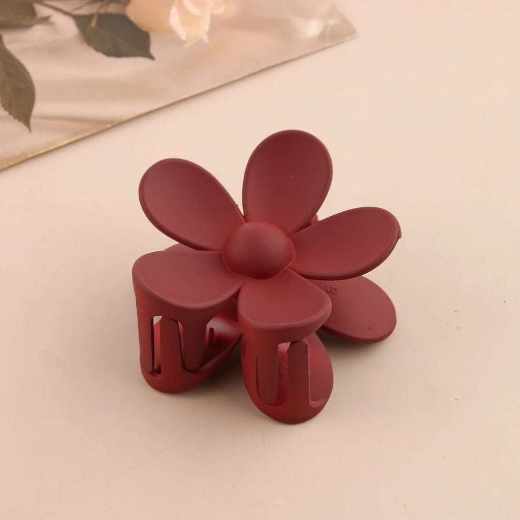 3pcs Fashion Flower Hair Clip ABS Grip Claw Clip for Women