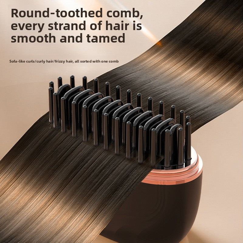 Wireless Hair Straightener and Curling Iron Comb