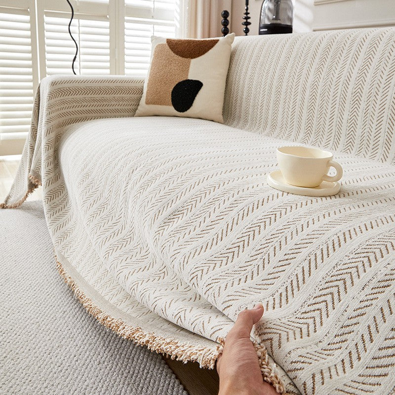 Chenille Sofa Cover Towel