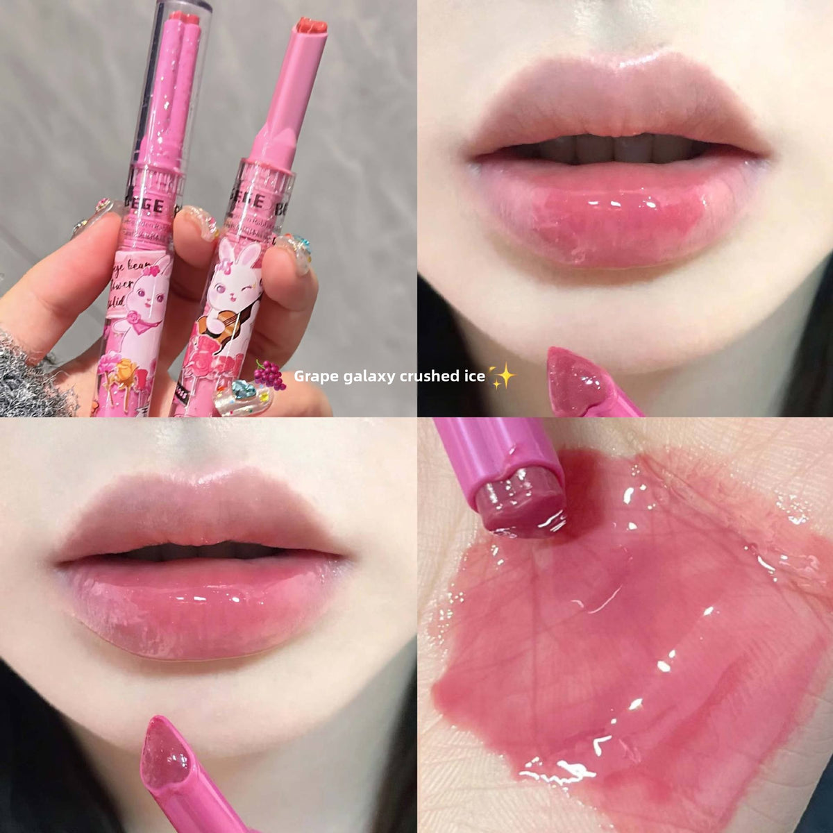 Garden Pink Rabbit Solid Lip Gloss