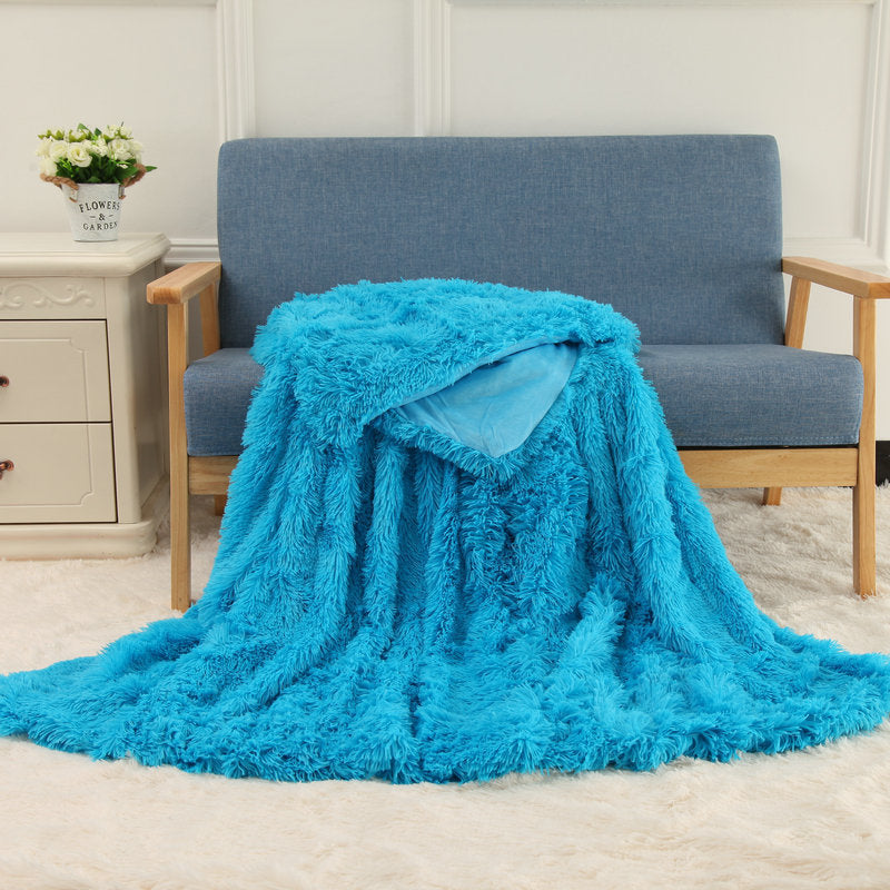 Double-Sided Plush Fleece Blanket