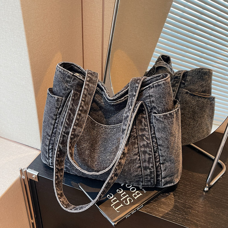 Denim Shoulder Crossbody Bag