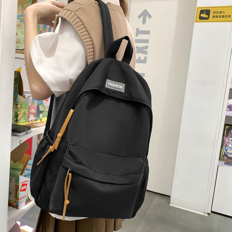 Women's Backpack in a Forest Style, Versatile Korean Version,
