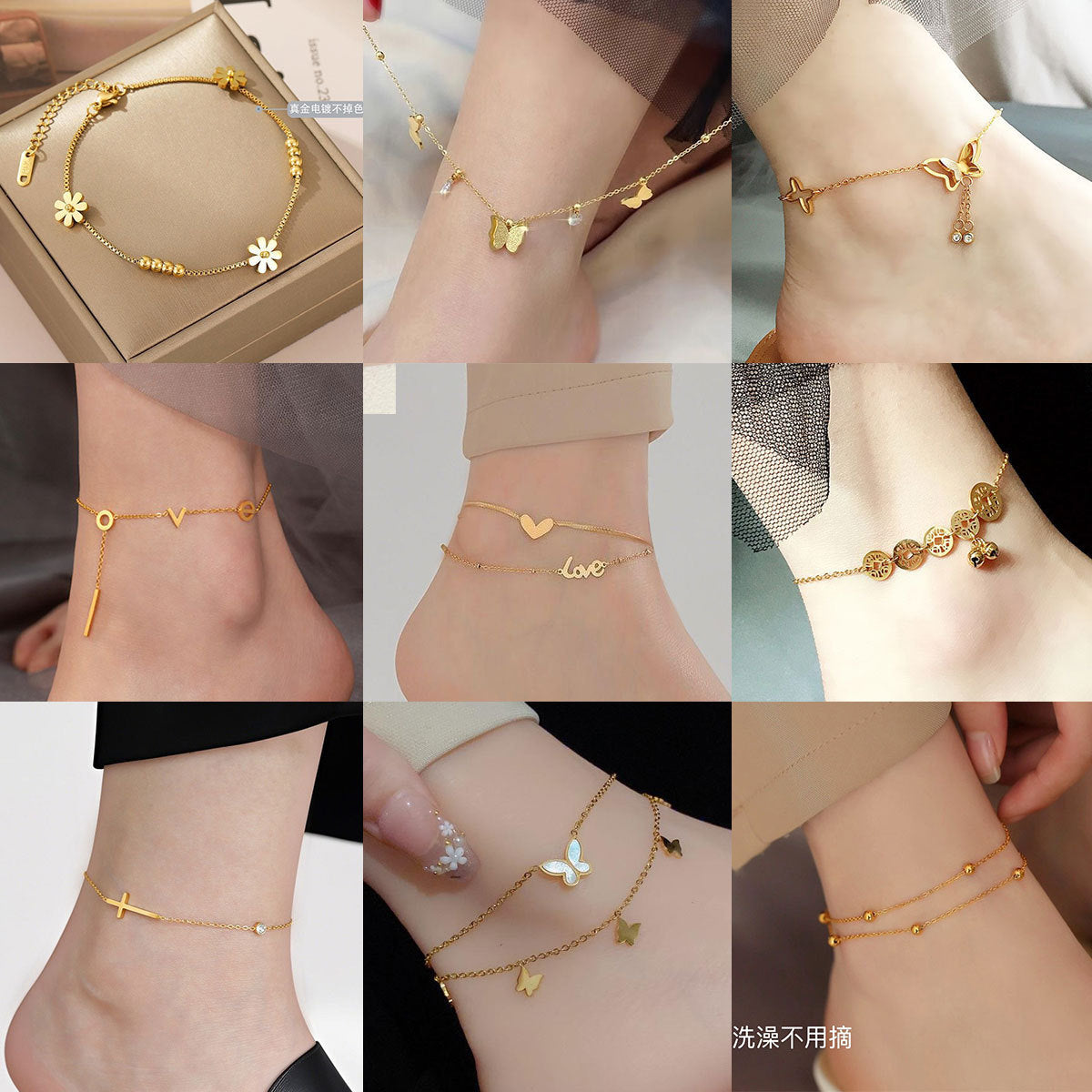 High-end titanium steel jewelry