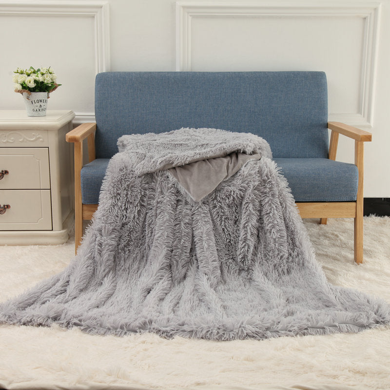 Double-Sided Plush Fleece Blanket