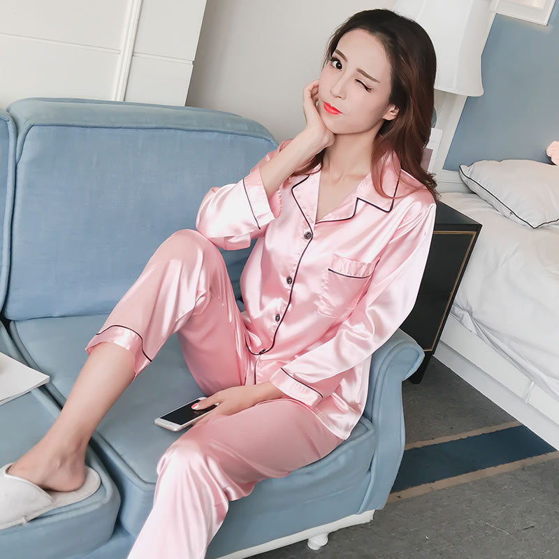 Ice Silk Pajamas for Women