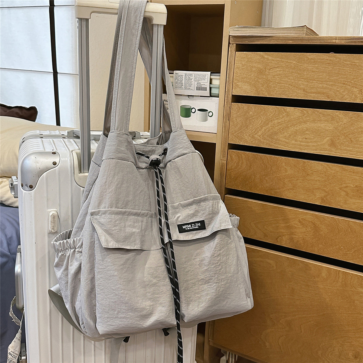 Lightweight Dual-Use Nylon Backpack