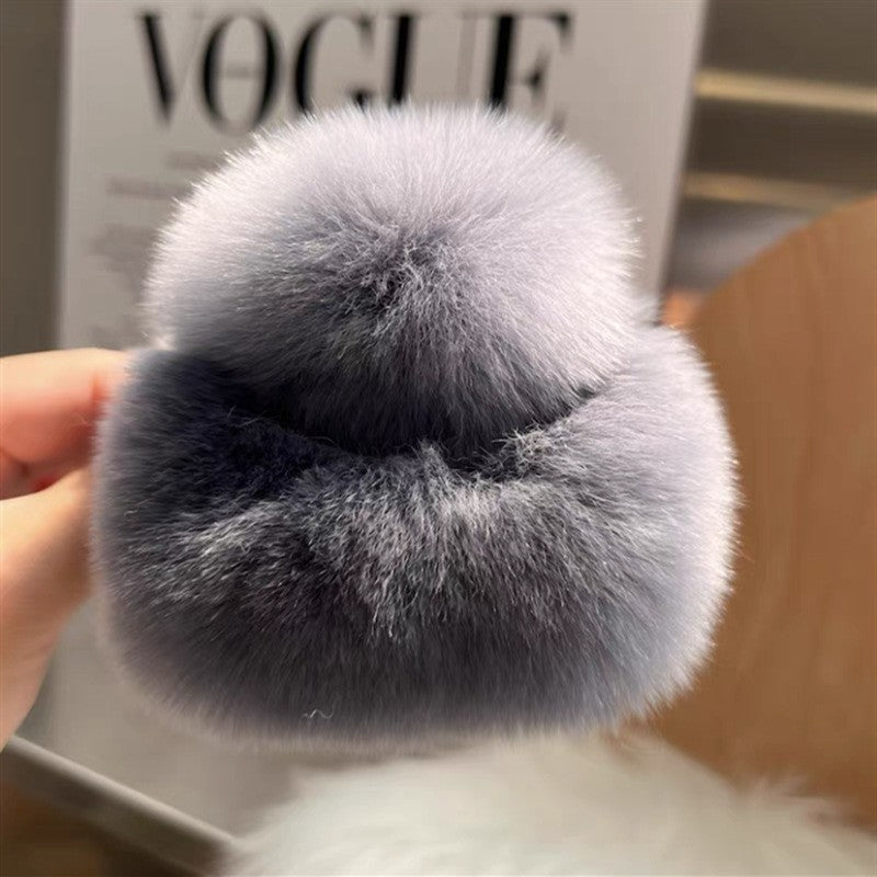 Real beaver fur claws