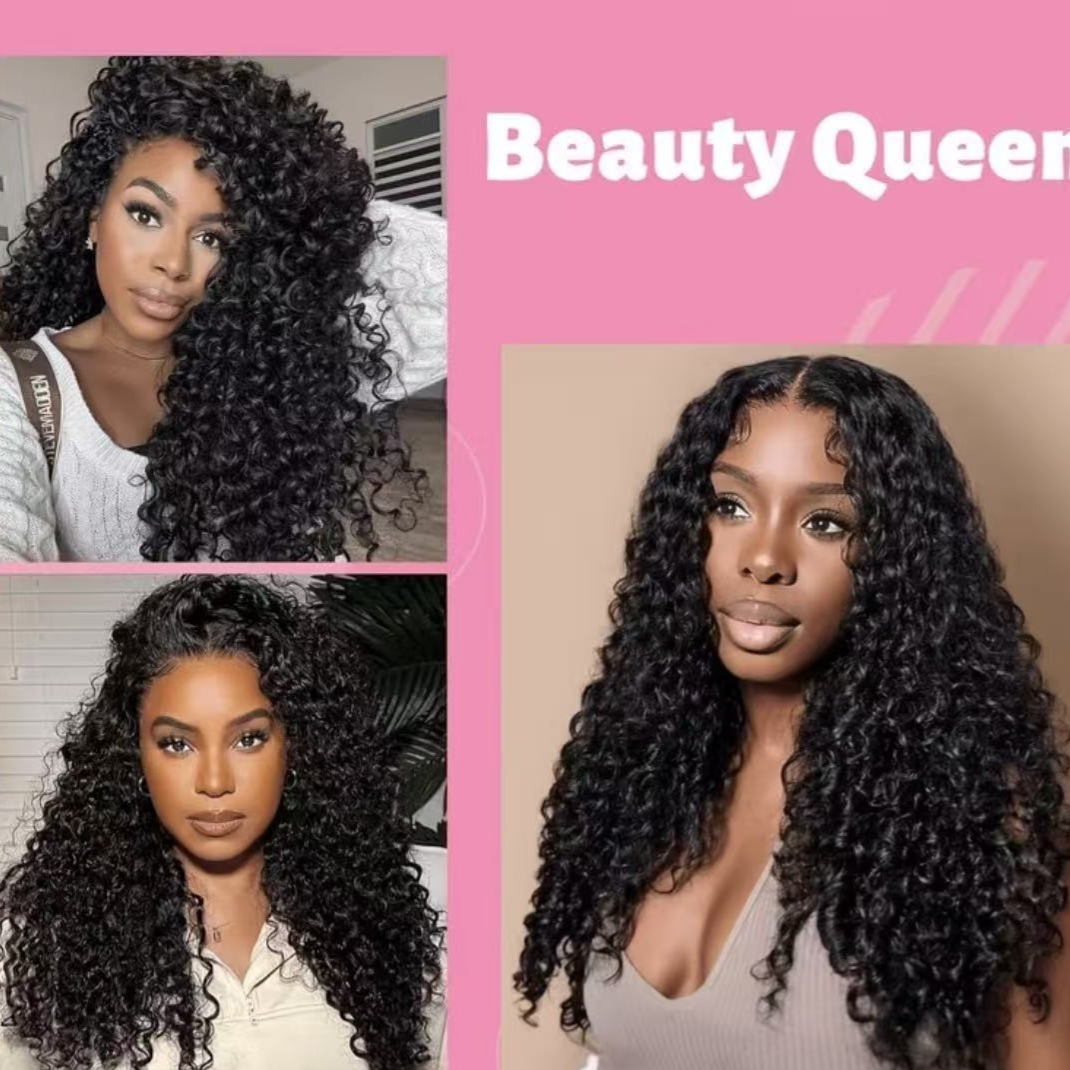 Burmese Curly Feather Crochet Hair Extensions