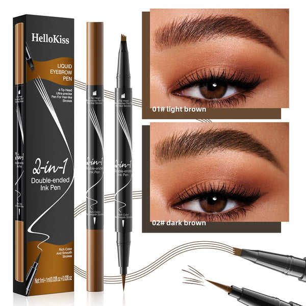 Four fork eyebrow pencil