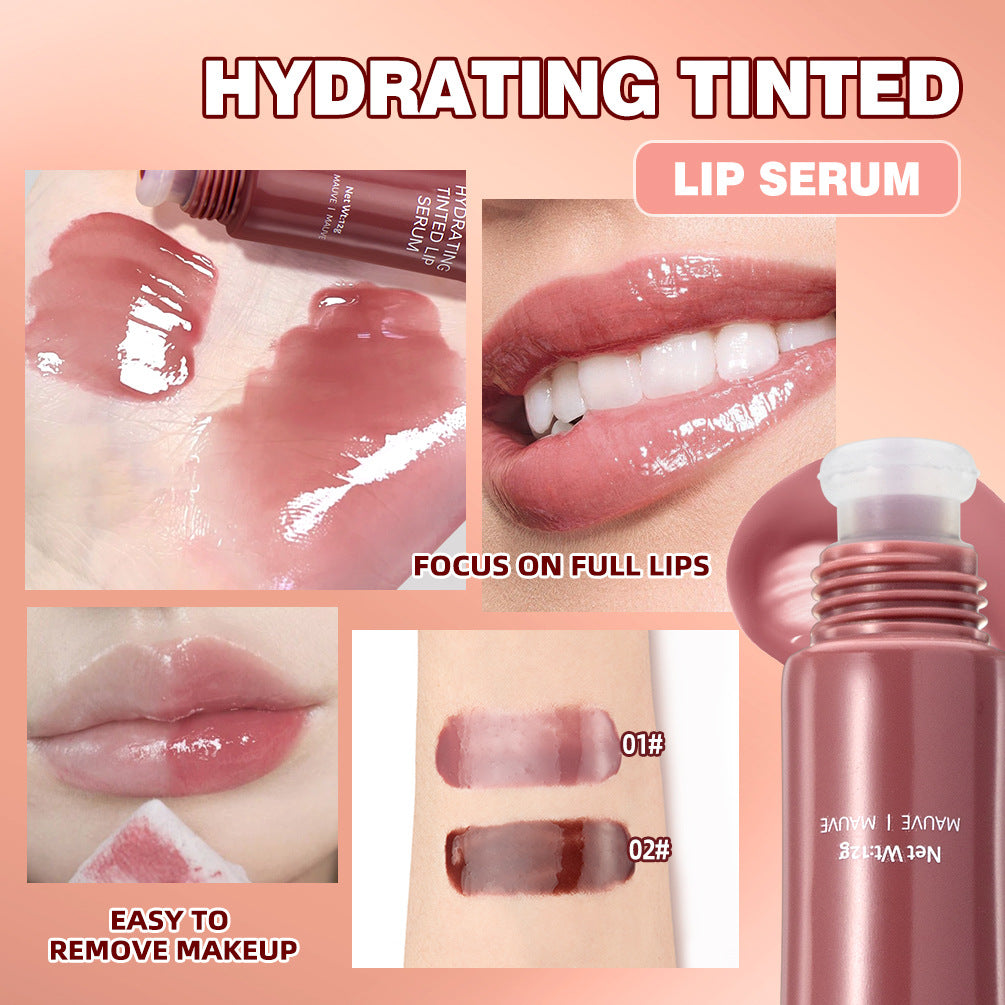Colored lip gloss liquid