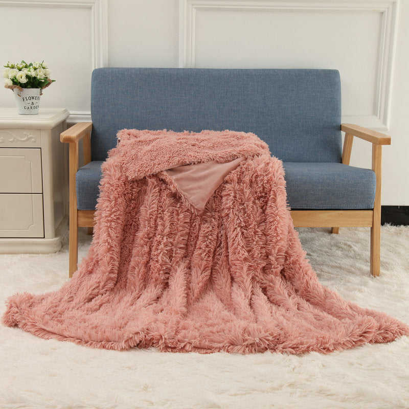 Double-Sided Plush Fleece Blanket