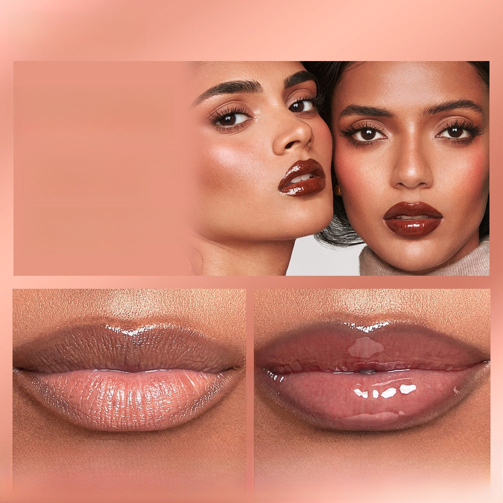 Colored lip gloss liquid
