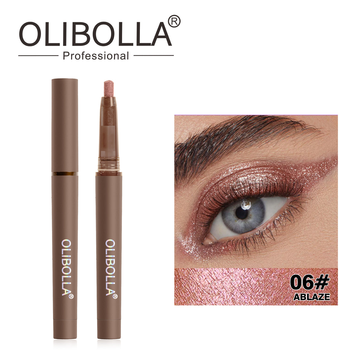 Twelve-Color High-Gloss Eye Shadow Pen