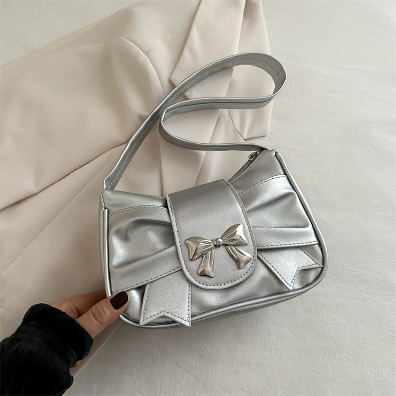 Korean Style Small Square Underarm Bag for Women