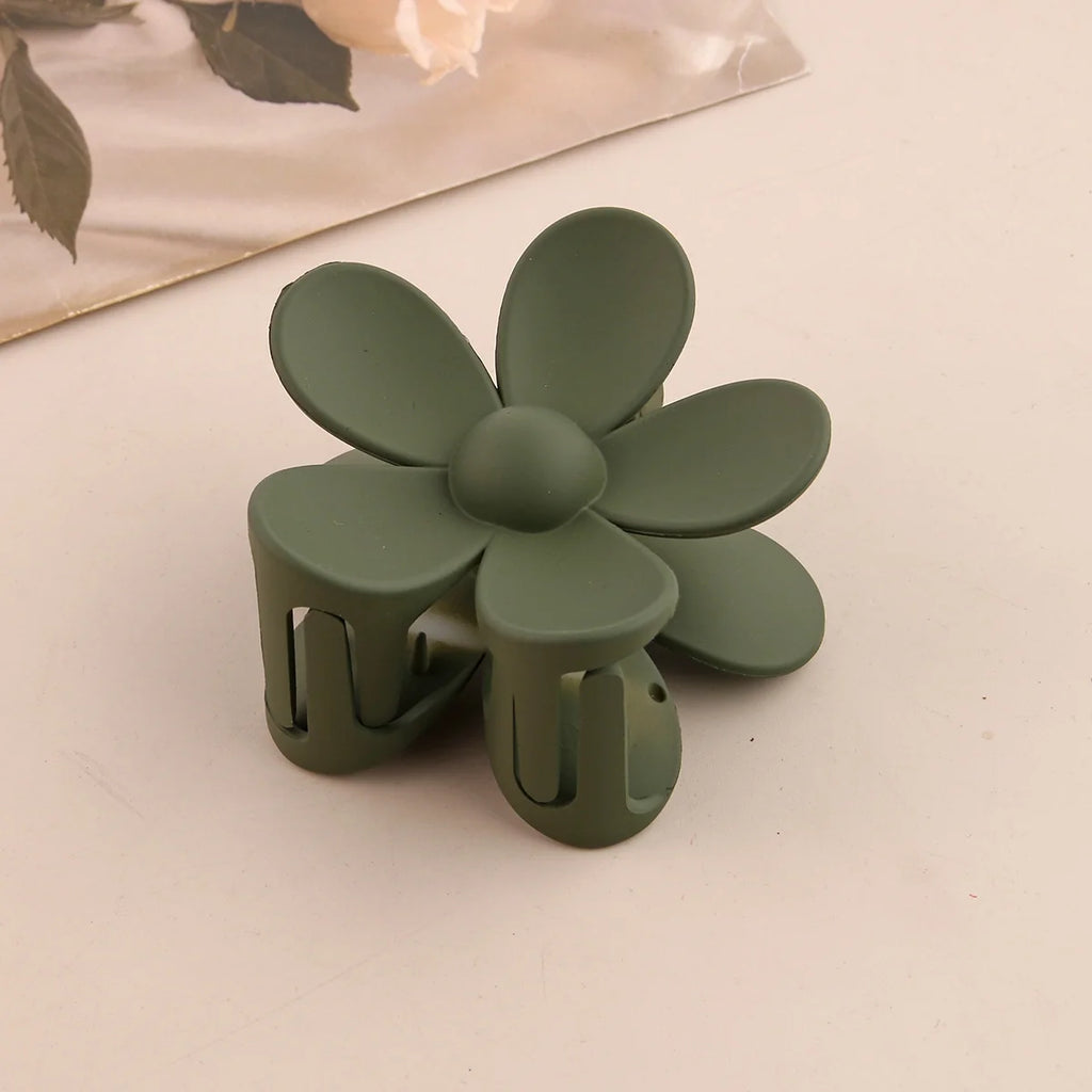 3pcs Fashion Flower Hair Clip ABS Grip Claw Clip for Women