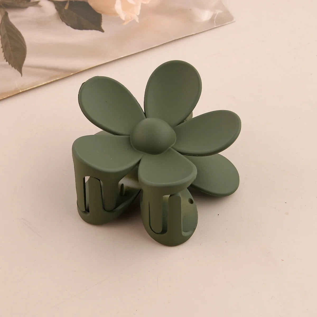 3pcs Fashion Flower Hair Clip ABS Grip Claw Clip for Women