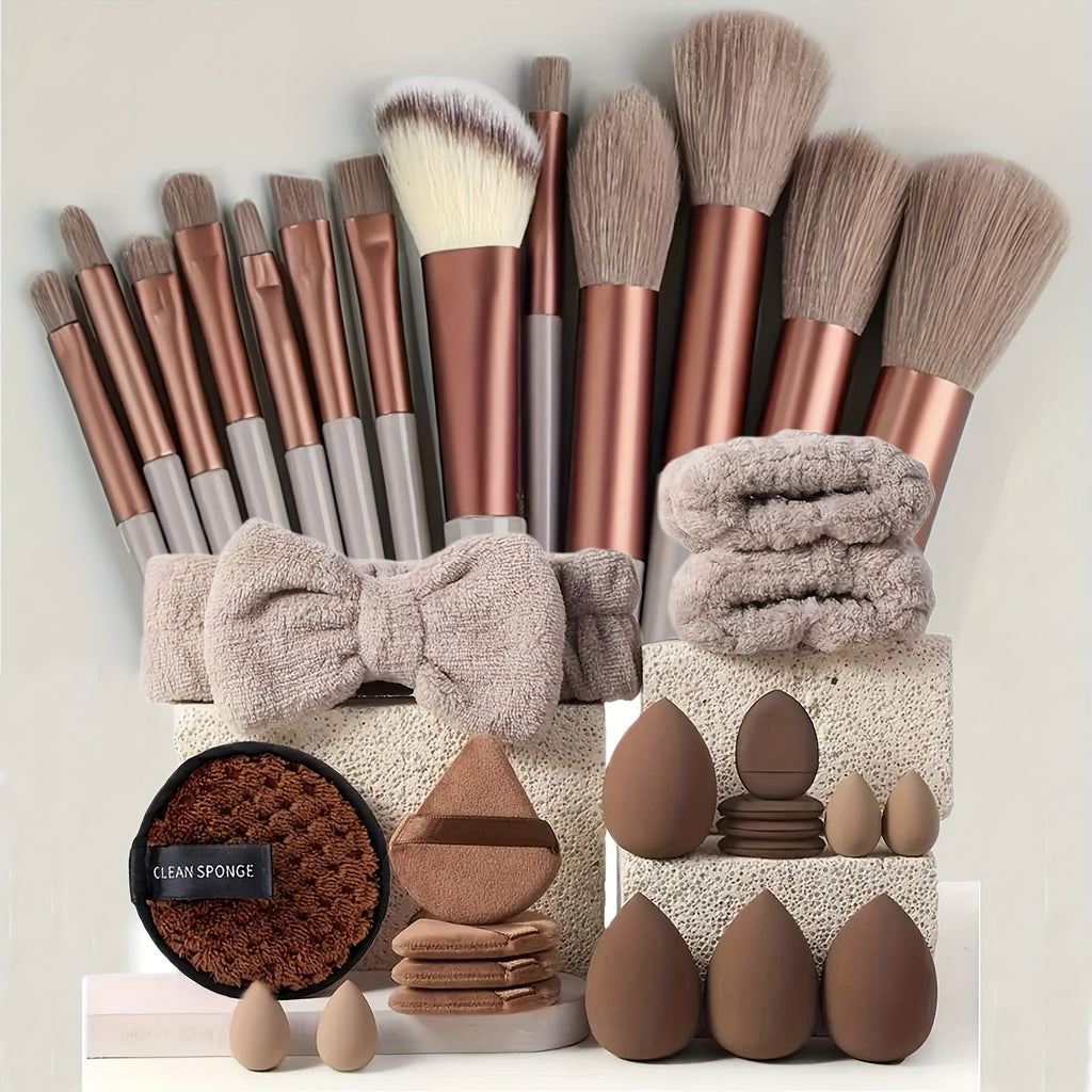 Professional Makeup Brush Set with Bag