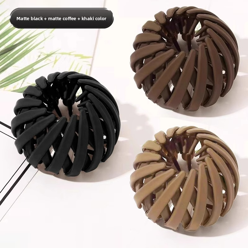 3pcs Retractable Hair Bun Maker Clip