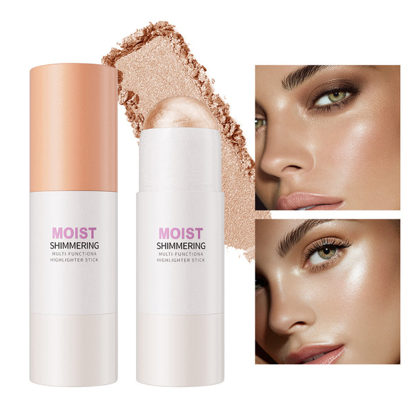 Pearlescent Highlighting Stick with Glass Shine Effect