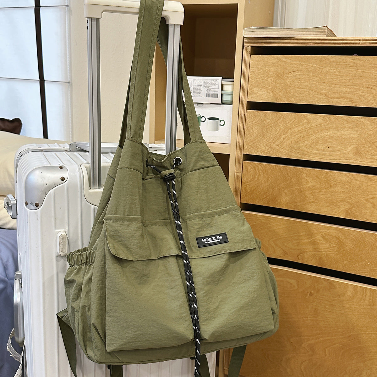 Lightweight Dual-Use Nylon Backpack