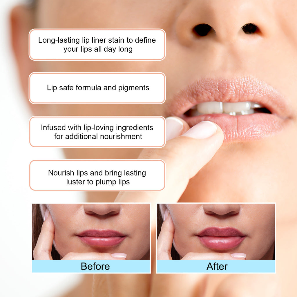 Stripping Lip Liner for Long-lasting Plumping Effect