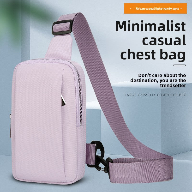 Minimalist Chest Bag with Adjustable Strap