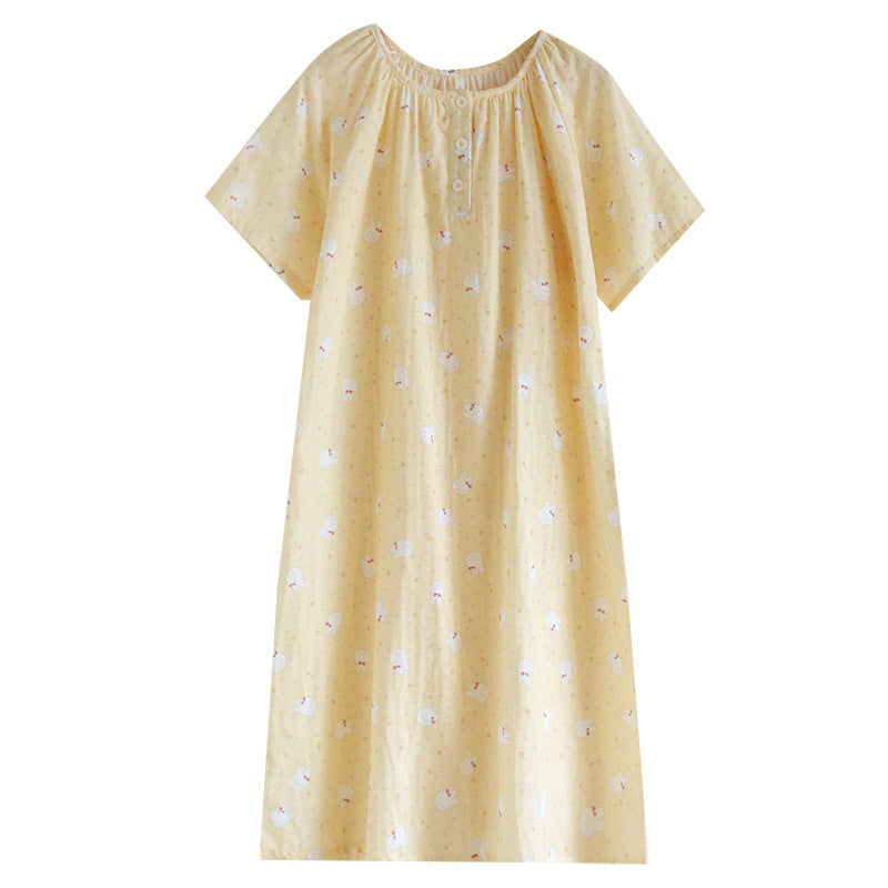 Women's Cotton Gauze Nightgown