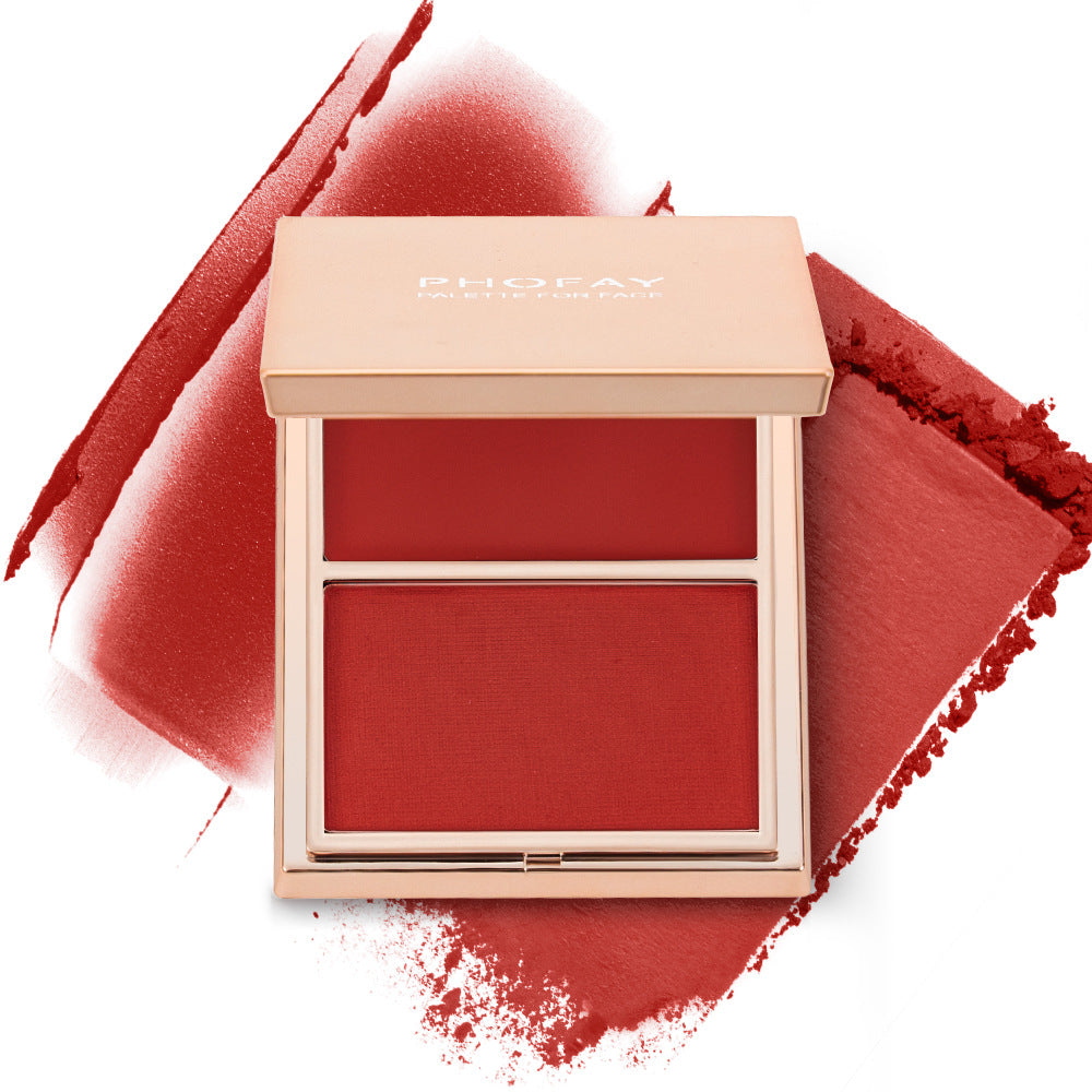 Natural Matte Contouring Blush Dual Color