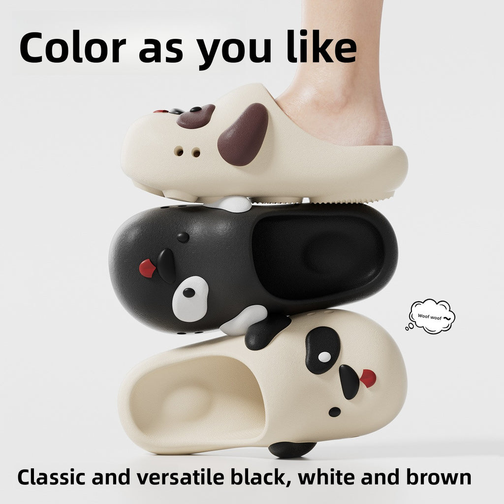 Cartoon Dog Design Comfortable Slippers