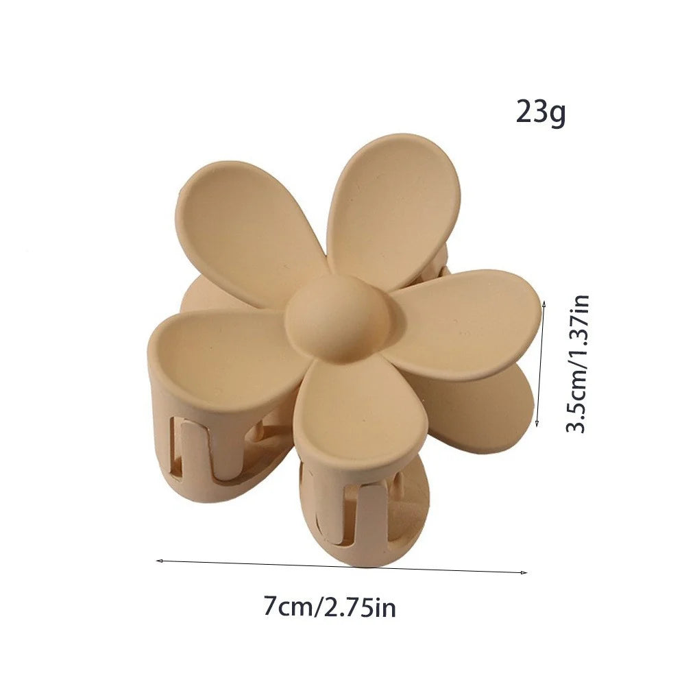 3pcs Fashion Flower Hair Clip ABS Grip Claw Clip for Women