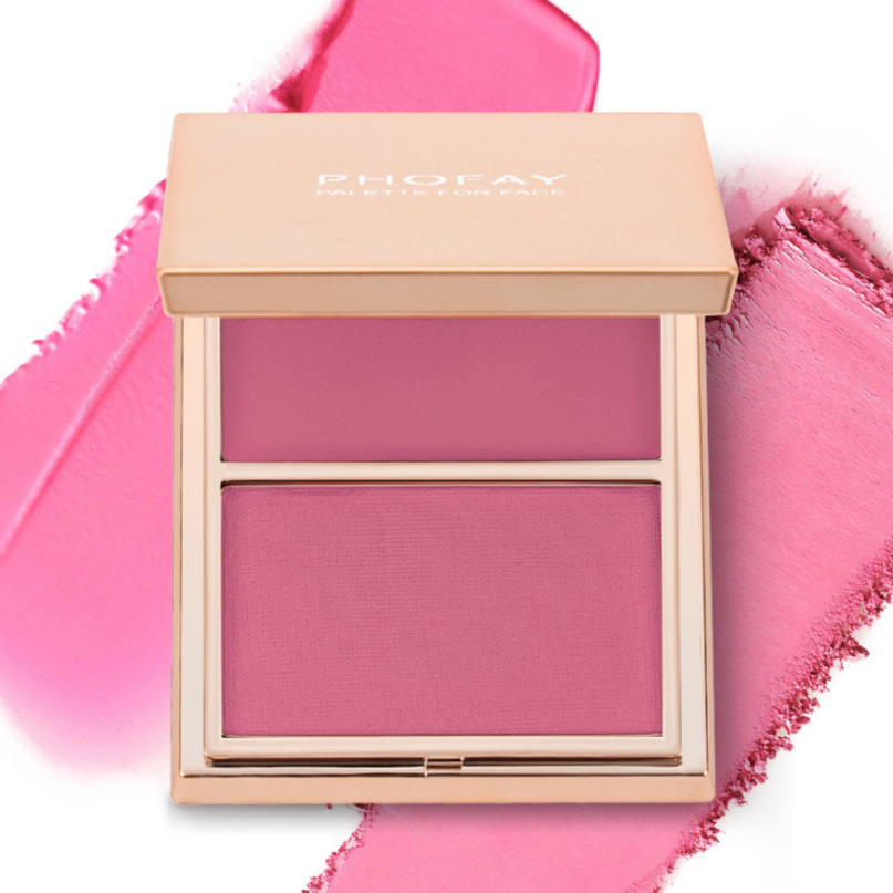 Natural Matte Contouring Blush Dual Color