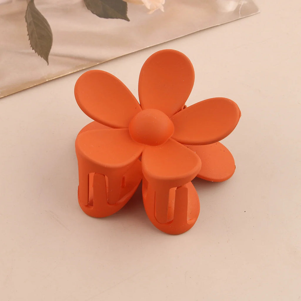 3pcs Fashion Flower Hair Clip ABS Grip Claw Clip for Women