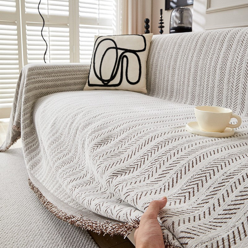 Chenille Sofa Cover Towel