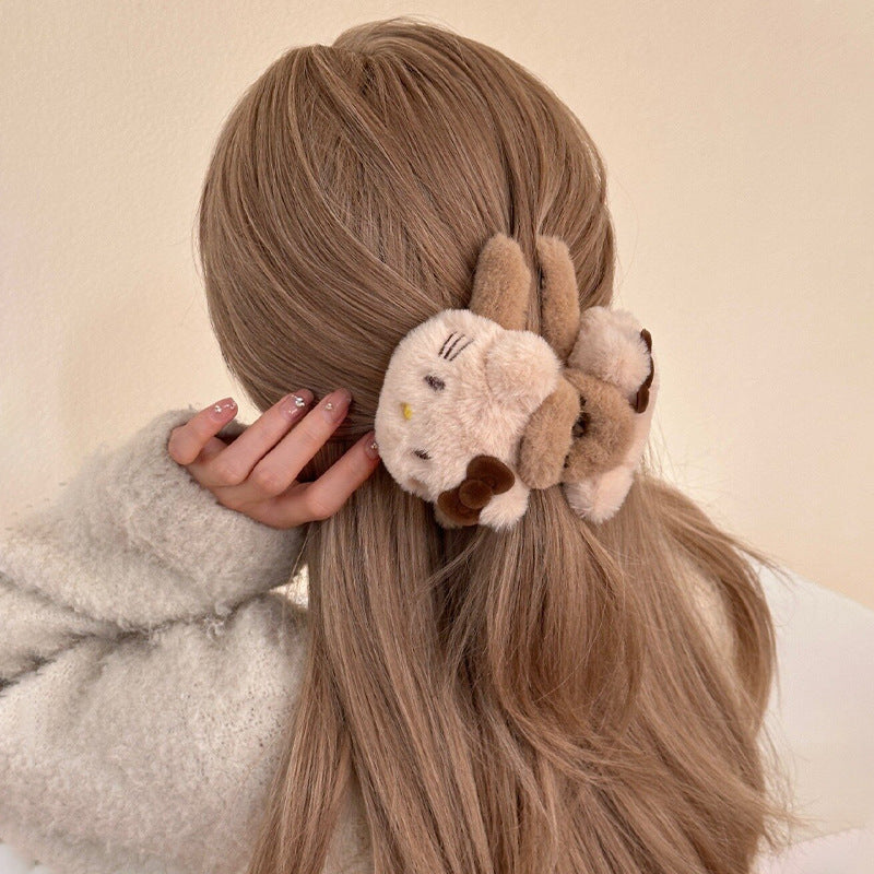 Plush cartoon puppy shark clip