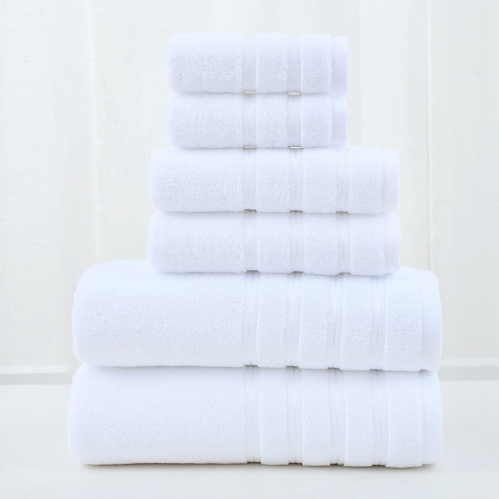 6pcs Set Cotton Towel Bath Towel