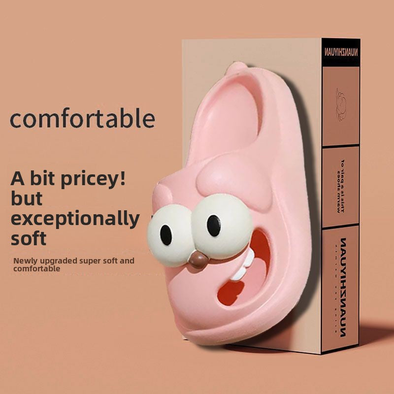 Cartoon Big-Eyed Dog Indoor Slippers