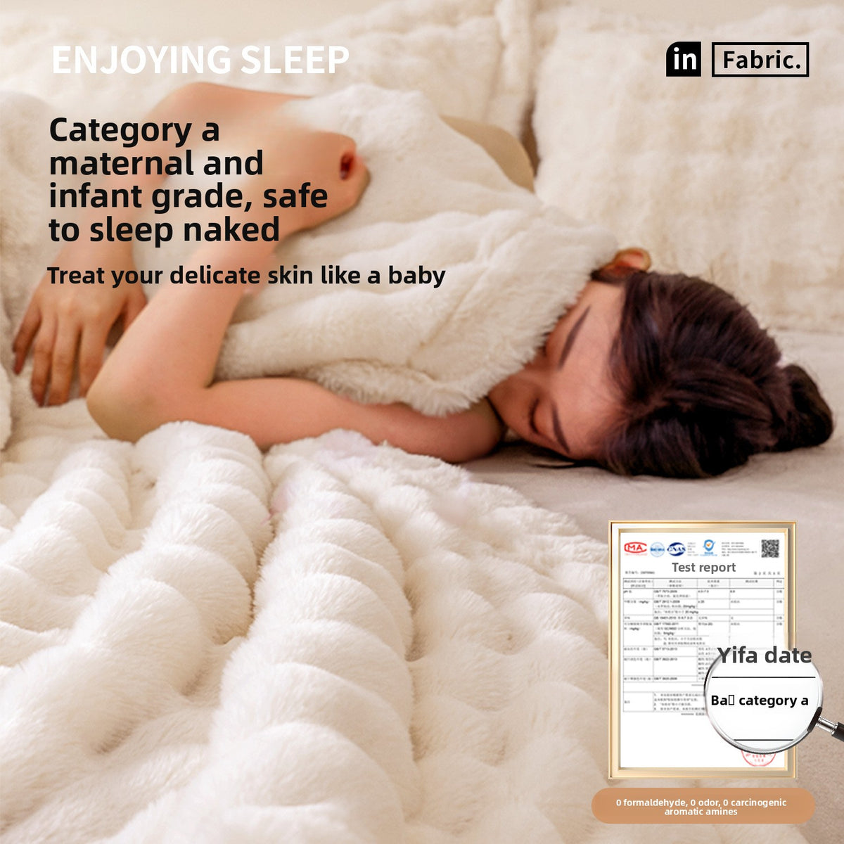 Imitation Rabbit Fur Soft Blanket