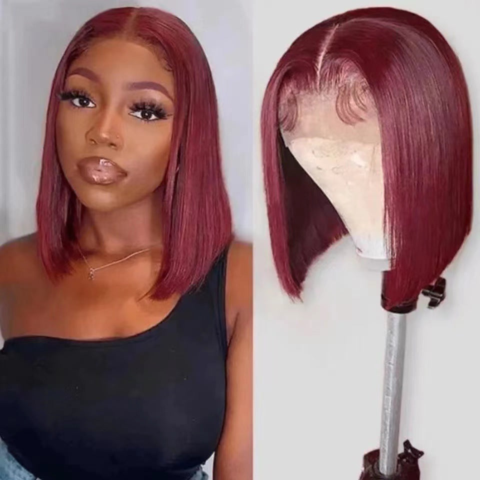 Short Curly Bobo Synthetic Hair Wig
