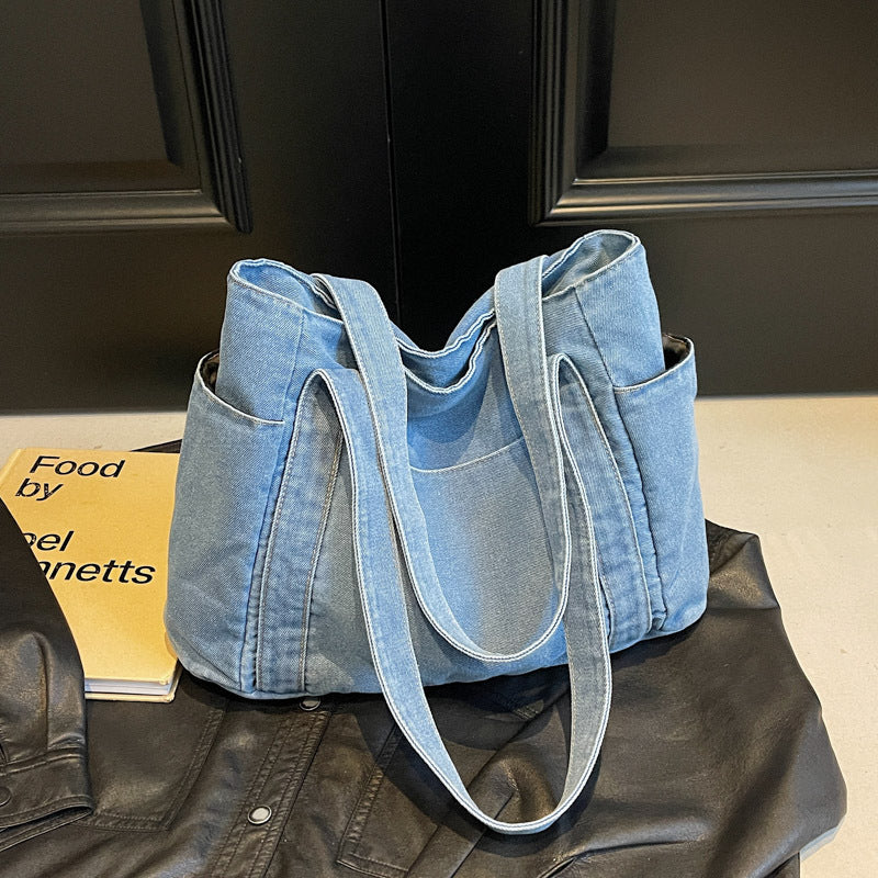 Denim Shoulder Crossbody Bag