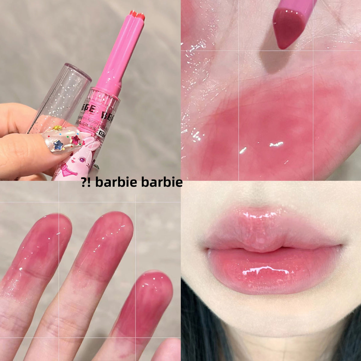 Garden Pink Rabbit Solid Lip Gloss