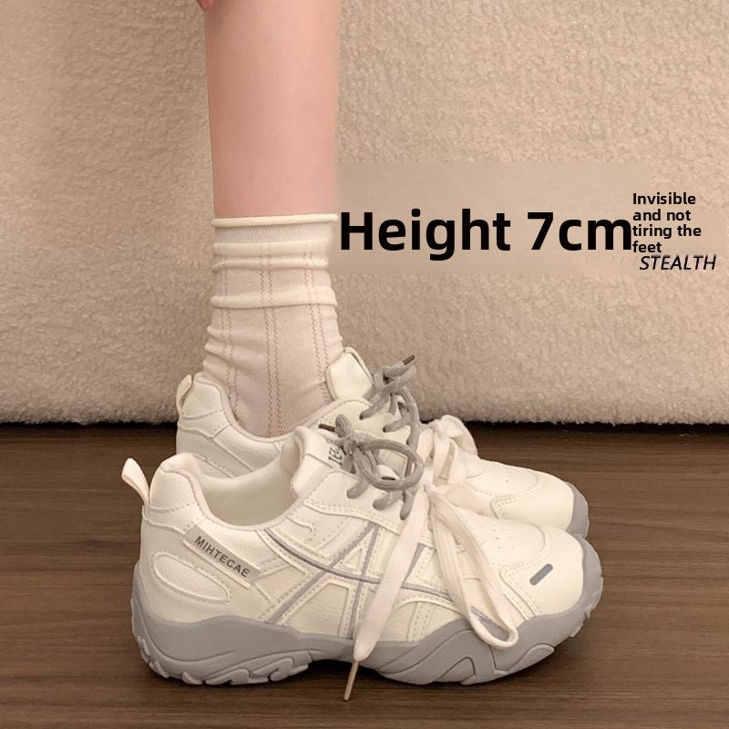 Womens Thick Sole Casual Sneakers