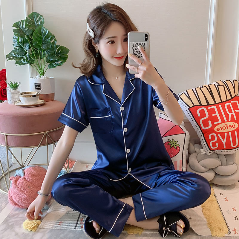 Ice Silk Pajamas for Women