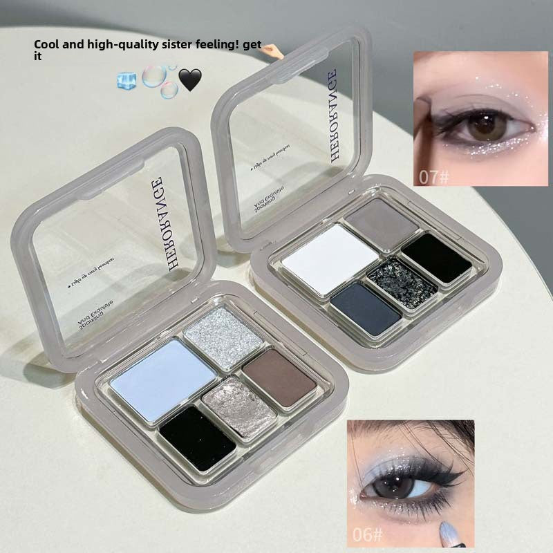 Soft Color Eyeshadow Palette Matte Pearlescent Finish