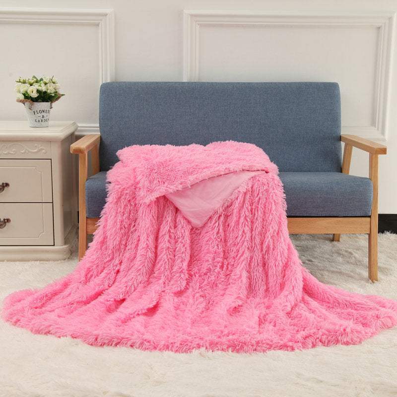Double-Sided Plush Fleece Blanket